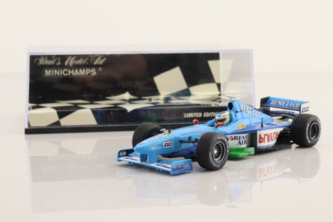 Minichamps 430 990079; Benetton B199 Formula 1; 1999 Show Car; Giancarlo Fisichella; RN9