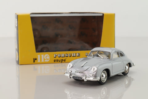 Brumm R119; Porsche 356 Coupe; Metallic Silver