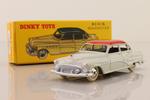 Atlas Dinky Toys 24v; Buick Roadmaster Sedan; Off White, Red Top