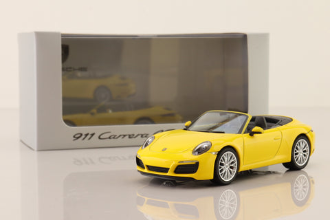Herpa WAP 020 109 0G; Porsche 911 Carrera (997); 4 S Cabriolet; Yellow