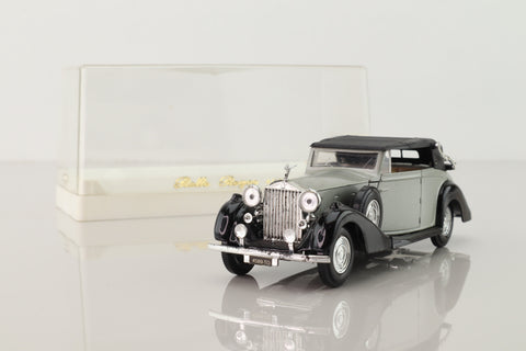 Solido 4046; 1939 Rolls-Royce Phantom III; Closed Cabriolet, Silver & Black