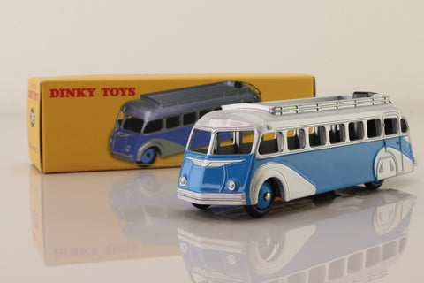 Atlas Dinky Toys 29e; Autocar Isobloc Coach; Blue & Silver