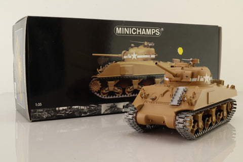 Minichamps 350 040001; 1942 Sherman M4A3; Tank US Army; Tan