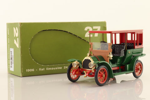 Rio 27; 1906 Fiat Limousine 24cv; Green, Red Roof