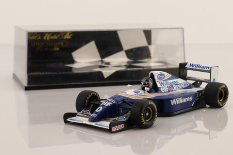 Minichamps 430 940101; Williams FW15 Formula 1; 1994 Estoril Testing; Damon Hill; RN0