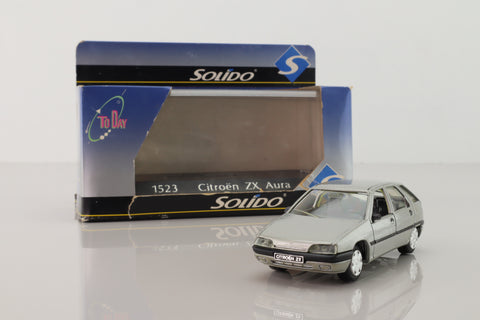 Solido 1523; 1991 Citroen ZX; Aura, Silver