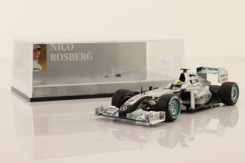 Minichamps 400 100074; Mercedes GP Petronas; 2010 Showcar; N.Rosberg