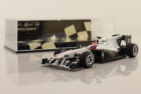 Minichamps 410 100123; Sauber C29 Formula 1; 2010 German GP 11th; Kamui Kobayashi; RN23 '40 Years of Sauber Motorsport'