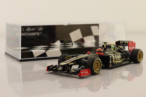 Minichamps 410 120080; Lotus E20 Formula 1; 2012 Showcar; R.Grosjean; RN10