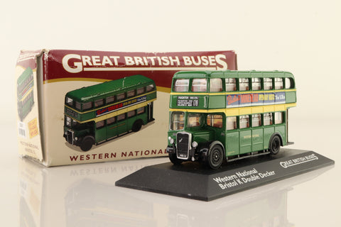 Atlas Editions 4 655 109; Bristol K Bus; Western National; 178 Paignton Bus Stn & Zoo