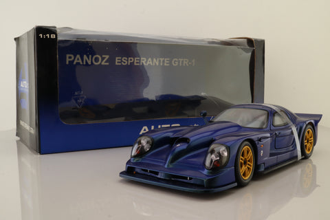 Auto Art 78201; Panoz Esperante GTR-1; 1998 Street; Purple/Blue