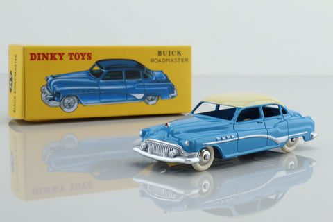 Atlas Dinky Toys 24v; Buick Roadmaster Sedan; Blue, White Top