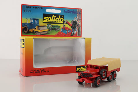 Solido 200415; Dodge WC Truck; Fire Service; Pompiers