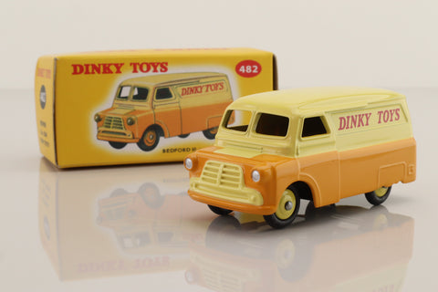 Atlas Dinky Toys 482; Bedford CA Van; Dinky Toys, Cream & Orange