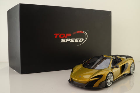 Top Speed TS0071; McLaren 675 LT Spider; Solar Gold