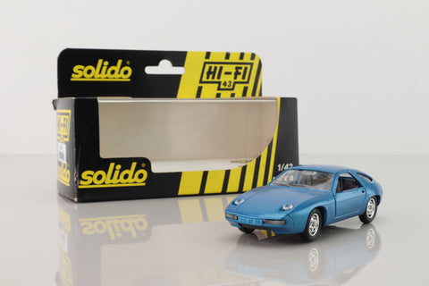 Solido 1505; 1978 Porsche 928; Metallic Blue, Opening Doors