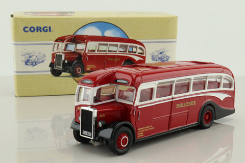 Corgi Classics 97213; Leyland Tiger Coach; Red and White Coaches, Dest: London