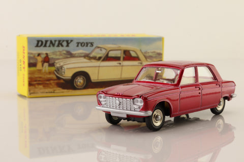 Dinky Toys 510; Peugeot 204; Metallic Red