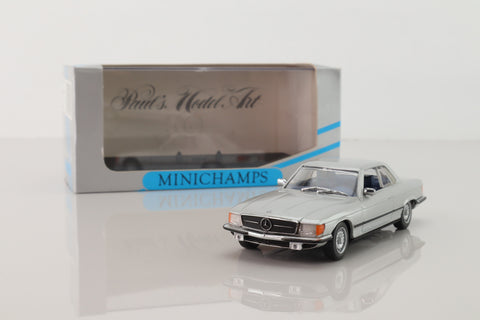 Minichamps 430 033420; 1972 Mercedes-Benz 450 SLC; Metallic Silver