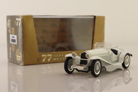 Brumm R77; 1932 Alfa Romeo 2300 6C Sports; Open Top, White