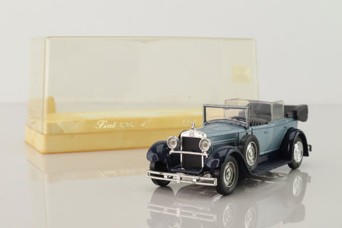 Solido 4154; 1929 FIAT 525N Tourer; Open Tourer, Two-Tone Blue