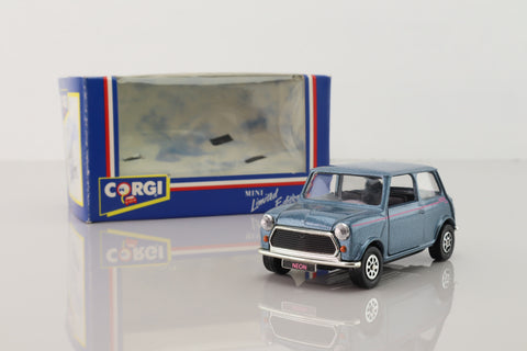 Corgi 94145; BL/Rover Mini; Neon, Metallic Blue