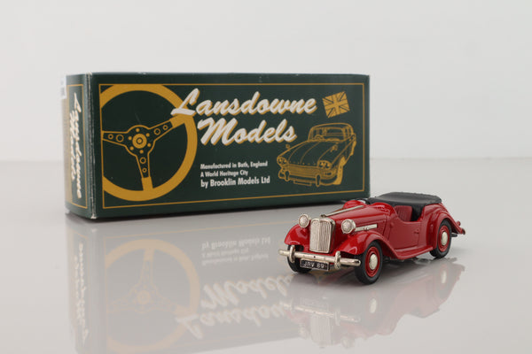Lansdowne Models LDM.25; 1954 Singer SM Roadster; 4-Seater Sports Tourer, Red