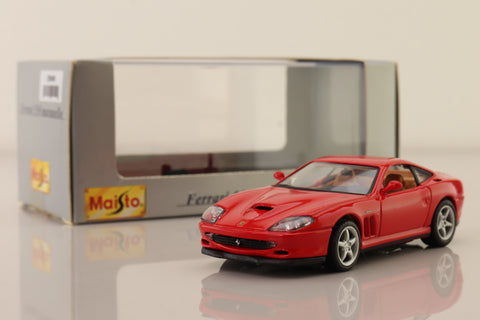Maisto 31502; Ferrari 550 Maranello; Red, Tan Interior