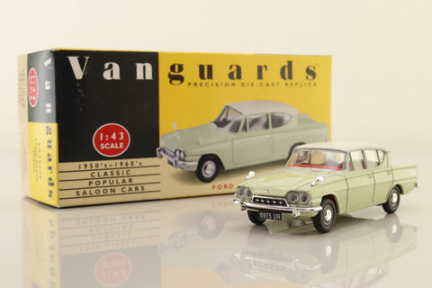 Vanguards VA35000; Ford Consul Classic 109E; Lime Green & White
