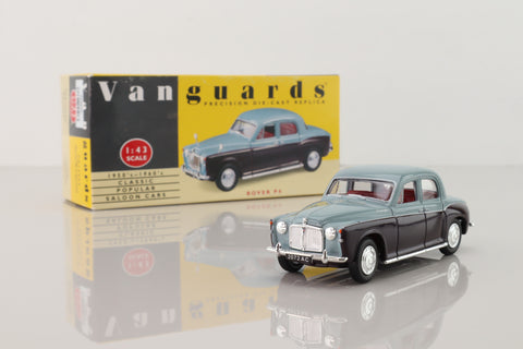 Vanguards VA19005; Rover P4; Grey & Burgundy