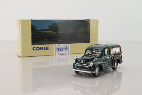 Corgi 96870; Morris Minor Traveller; Dark Green