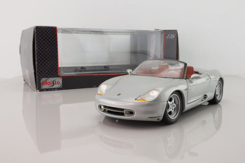 Maisto; 1996 Porsche Boxster Roadster; Silver Metallic