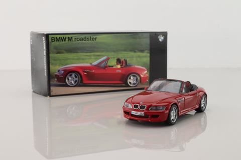 Minichamps 80 42 9 421 473; 1998 BMW Z3 Roadster; Open Top; Dark Red