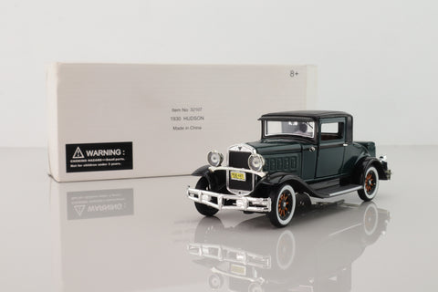 National Motor Museum Mint 32107; 1930 Hudson Coupe; Dark Green & Black