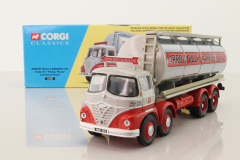Corgi Classics 13701; Foden S21 Mickey Mouse; 8 Wheel Cylindrical Tanker, Arrow Bulk Carriers Ltd