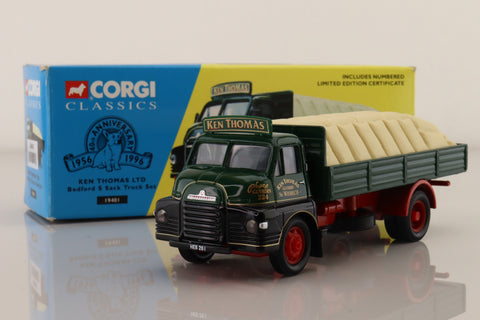 Corgi 19401; Bedford S; Dropside Truck: Ken Thomas Ltd, Sack Load