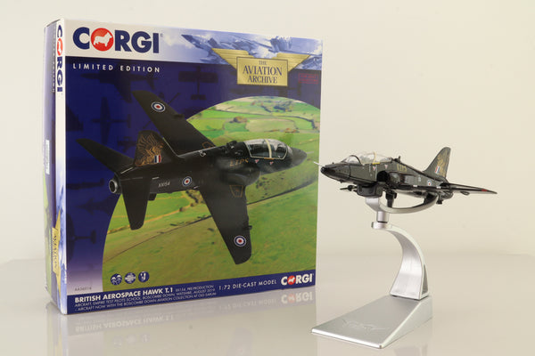 Corgi AA36016; BAE Hawk Trainer Jet; T1; Pre-Production, Empire Test Pilot's School, Boscome Down, Wiltshire, August 2019