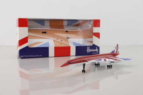 Corgi CC84001; Concorde; Harrods, Union Jack