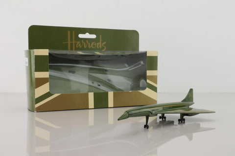 Corgi; Concorde; Harrods, Green & Gold Union Jack