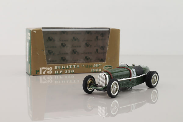 Brumm R173; Bugatti Type 59; Green, RN18, Twin Rear Wheels