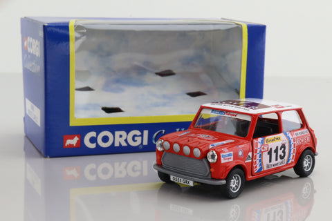 Corgi 04406; BL/Rover Mini; 1996 Monte Carlo Rally; Douglas & Drono; RN113