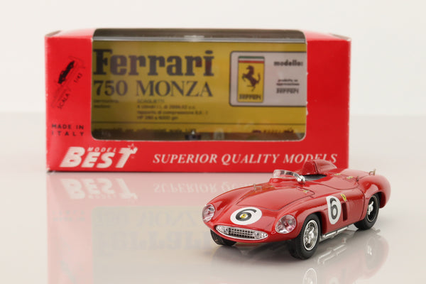 Bang/Box/ Best 9045; Ferrari 750 Monza; 1955 9h Goodwood DNF; Hawthorn & de Portago; RN6