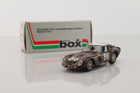 Bang/Box/ Best 8408; Ferrari 250 GTO; 1962 Targa Florio 4th; Scarlatti & Ferraro; RN86