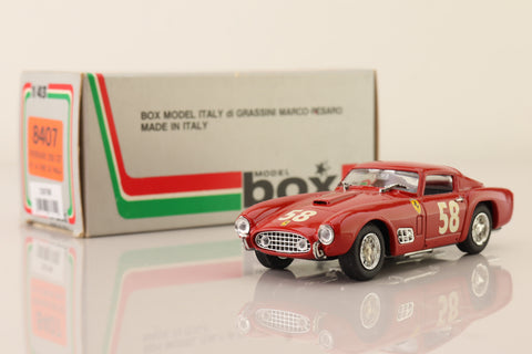 Bang/Box/ Best 8407; 1957 Ferrari 250 GT; 1957 3 Ore de Pau, Red, RN 58