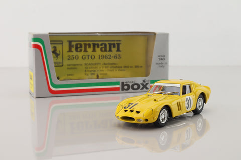 Bang/Box/ Best 8444; Ferrari 250 GTO; 1965 500km Spa DNF; van Ophem; RN31