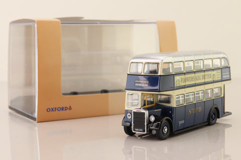 Oxford Diecast 76PD2006; Leyland PD2 Bus; Stratford Blue; Stratford on Avon