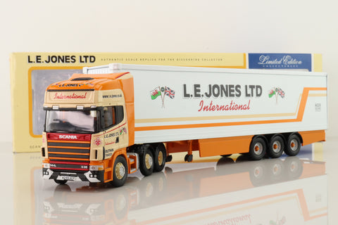 Corgi CC12908; Scania Topline; Fridge Trailer, LE Jones Ltd, International