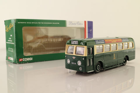 Corgi Classics CC25802; Weymann / Leyland Tiger Cub Bus; King Alfred Motor Services; 3 Stanmore, Cromwell Rd, Ranelagh Rd