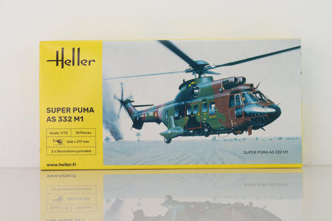 Heller 80367; Super Puma AS 332 M1 Helicopter; Plastic Self-Assembly Kit