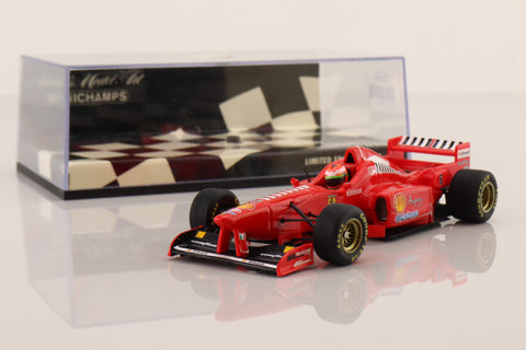 Minichamps 430 970096; Ferrari F310B Formula 1; 1997 Launch Car; Eddie Irvine; RN6